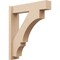 Ekena Millwork 6-in W x 26-in D x 30-in H Balboa Block Rough Cedar Woodgrain TimberThane Outlooker, Primed Tan OUTUR060X26X30BOA44RCPR - alternate 1